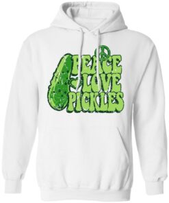 Cucumber peace love pickles shirt Shirt Sweatshirt Long Sleeve Hoodie Tank Mug