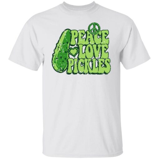 Cucumber peace love pickles shirt Shirt Sweatshirt Long Sleeve Hoodie Tank Mug