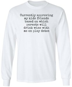 Currently approving kids friends base on which parents shirt Shirt Sweatshirt Long Sleeve Hoodie Tank Mug