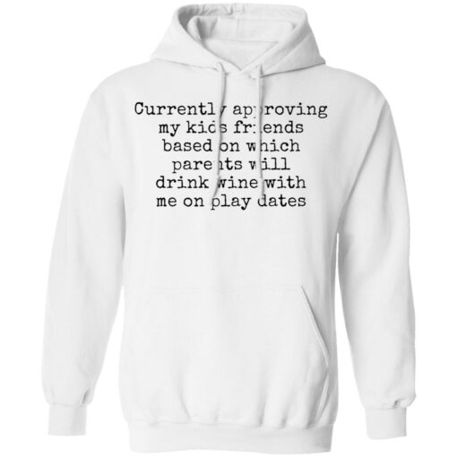 Currently approving kids friends base on which parents shirt Shirt Sweatshirt Long Sleeve Hoodie Tank Mug