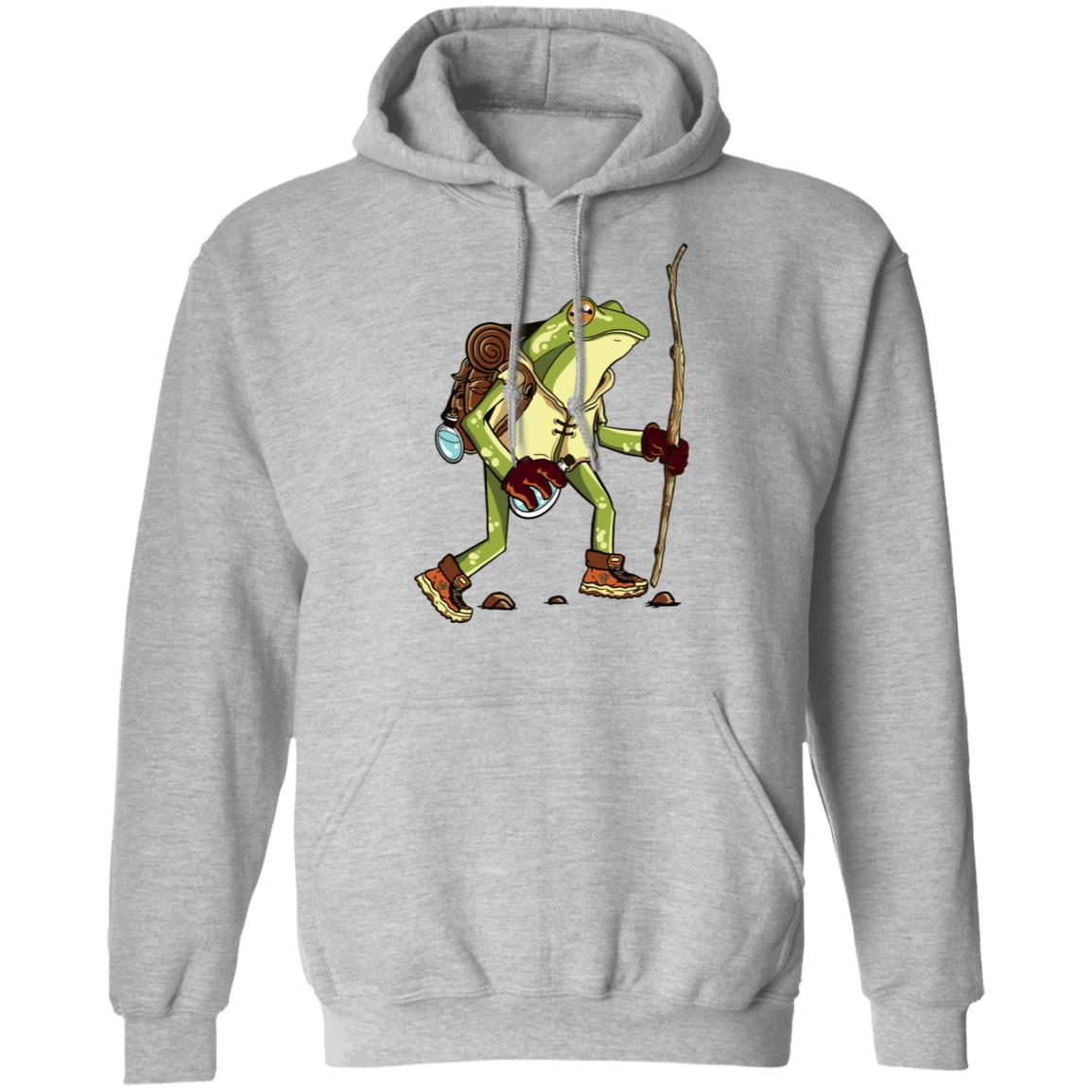 Cute frog hiker toad cottagecore aesthetic goblincore shirt Shirt Sweatshirt Long Sleeve Hoodie Tank Mug