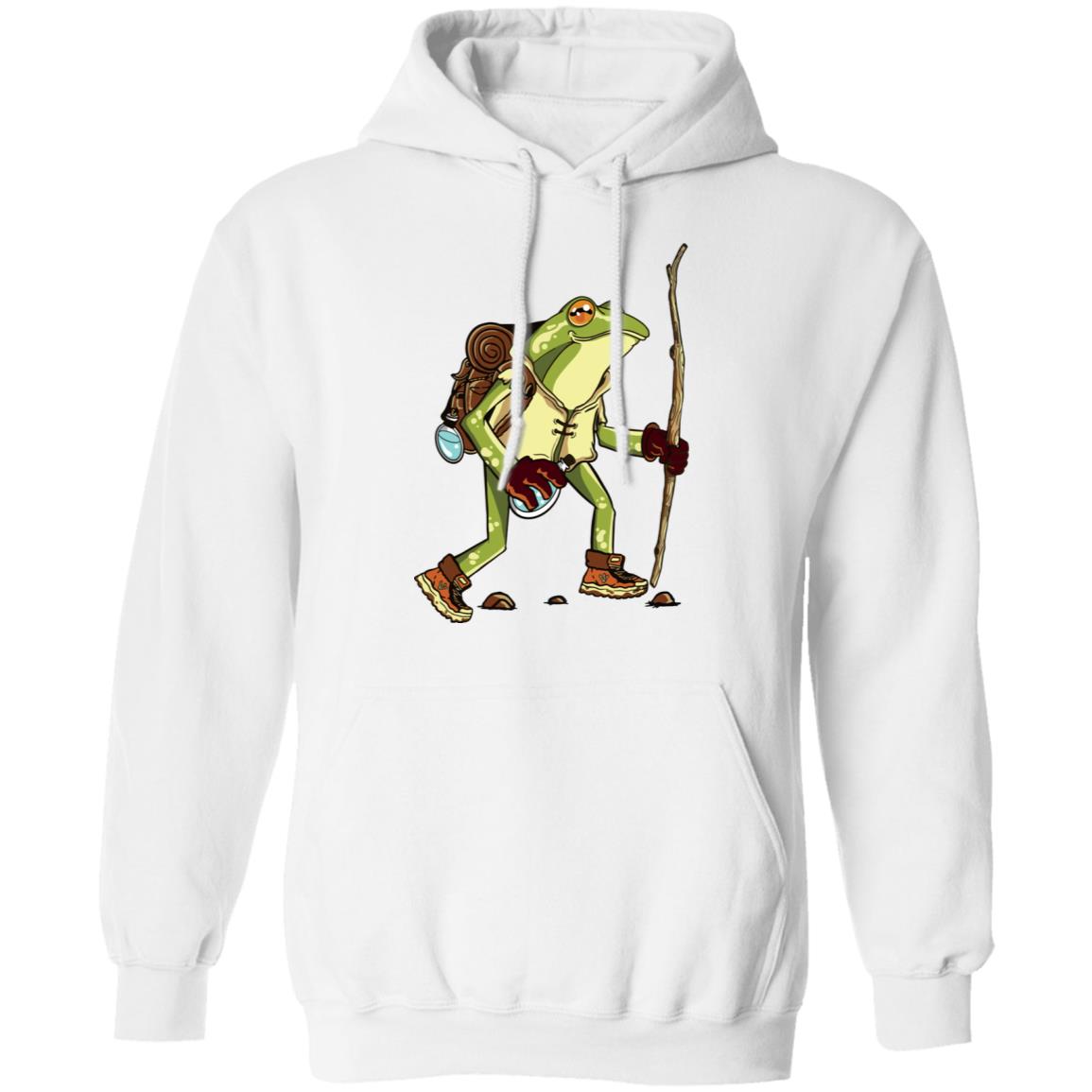 Cute frog hiker toad cottagecore aesthetic goblincore shirt Shirt Sweatshirt Long Sleeve Hoodie Tank Mug