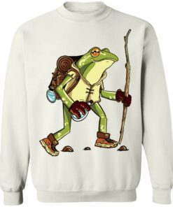 Cute frog hiker toad cottagecore aesthetic goblincore shirt Shirt Sweatshirt Long Sleeve Hoodie Tank Mug 5