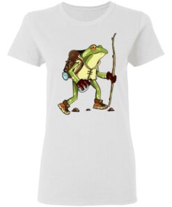 Cute frog hiker toad cottagecore aesthetic goblincore shirt Shirt Sweatshirt Long Sleeve Hoodie Tank Mug 7