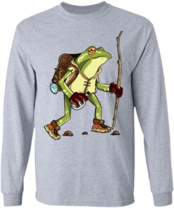 Cute frog hiker toad cottagecore aesthetic goblincore shirt Shirt Sweatshirt Long Sleeve Hoodie Tank Mug 9