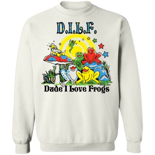 DILF dude i love frogs shirt Shirt Sweatshirt Long Sleeve Hoodie Tank Mug