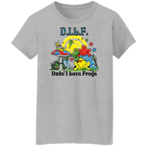 DILF dude i love frogs shirt Shirt Sweatshirt Long Sleeve Hoodie Tank Mug