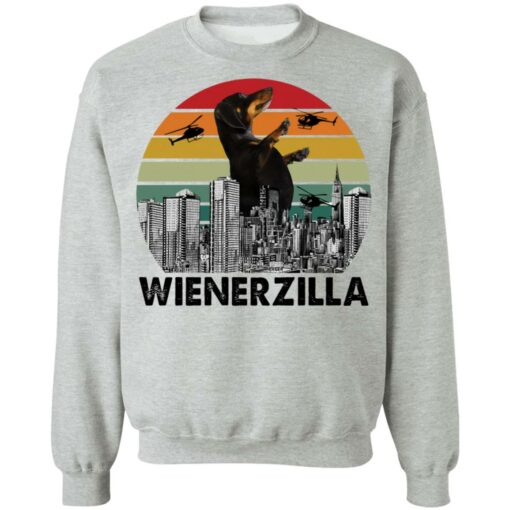 Dachshund Wienerzilla shirt Shirt Sweatshirt Long Sleeve Hoodie Tank Mug