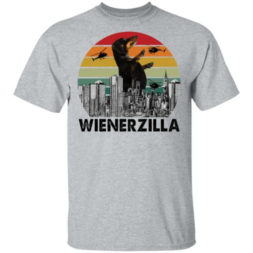 Dachshund Wienerzilla shirt Shirt Sweatshirt Long Sleeve Hoodie Tank Mug