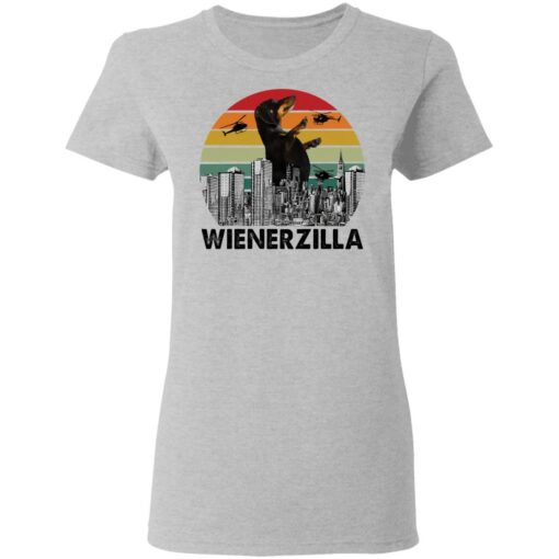 Dachshund Wienerzilla shirt Shirt Sweatshirt Long Sleeve Hoodie Tank Mug