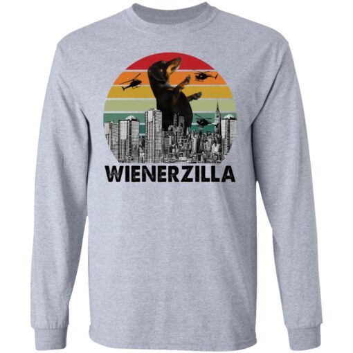 Dachshund Wienerzilla shirt Shirt Sweatshirt Long Sleeve Hoodie Tank Mug