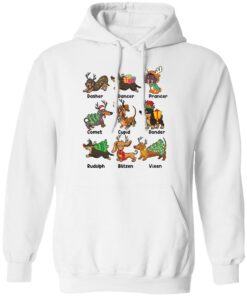 Dachshund dasher dancer prancer comet cupid shirt Shirt Sweatshirt Long Sleeve Hoodie Tank Mug