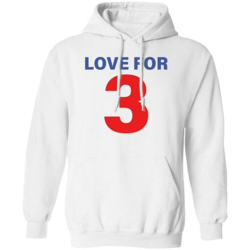 Damar Hamlin love for 3 shirt Shirt Sweatshirt Long Sleeve Hoodie Tank Mug