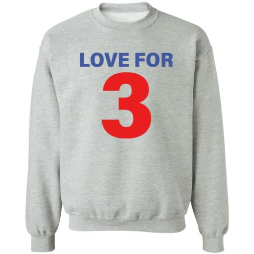 Damar Hamlin love for 3 shirt Shirt Sweatshirt Long Sleeve Hoodie Tank Mug