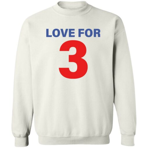 Damar Hamlin love for 3 shirt Shirt Sweatshirt Long Sleeve Hoodie Tank Mug