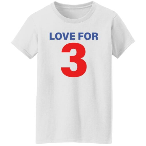 Damar Hamlin love for 3 shirt Shirt Sweatshirt Long Sleeve Hoodie Tank Mug