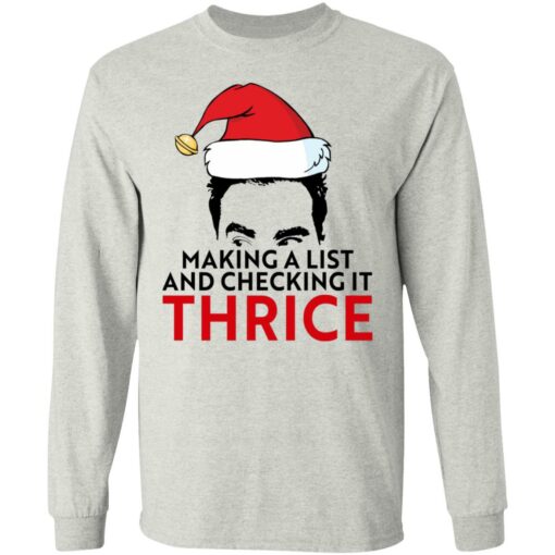 David – Making A List And Checking It Thrice Shirt Shirt Sweatshirt Long Sleeve Hoodie Tank Mug