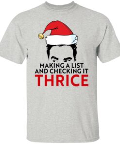 David – Making A List And Checking It Thrice Shirt Shirt Sweatshirt Long Sleeve Hoodie Tank Mug