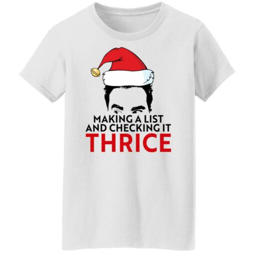 David – Making A List And Checking It Thrice Shirt Shirt Sweatshirt Long Sleeve Hoodie Tank Mug