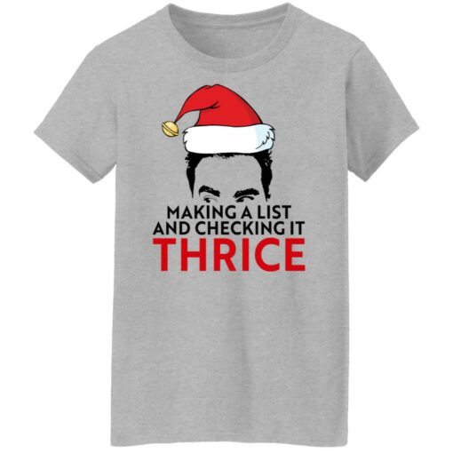 David – Making A List And Checking It Thrice Shirt Shirt Sweatshirt Long Sleeve Hoodie Tank Mug