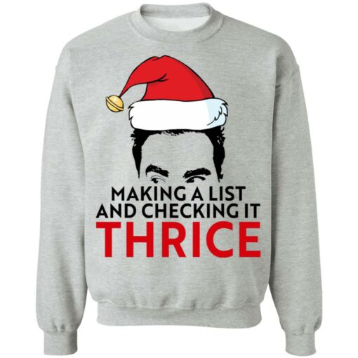 David – Making A List And Checking It Thrice Shirt Shirt Sweatshirt Long Sleeve Hoodie Tank Mug