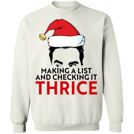 David – Making A List And Checking It Thrice Shirt Shirt Sweatshirt Long Sleeve Hoodie Tank Mug