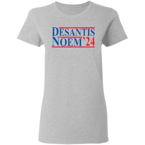 Desantis noem 24 shirt Shirt Sweatshirt Long Sleeve Hoodie Tank Mug