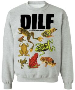 Dilf damn i love frogs shirt Shirt Sweatshirt Long Sleeve Hoodie Tank Mug 3