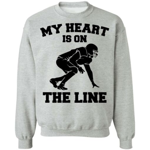 Diving my heart is on the line shirt Shirt Sweatshirt Long Sleeve Hoodie Tank Mug