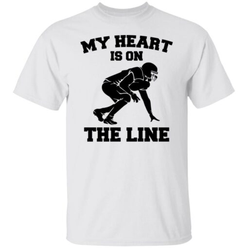 Diving my heart is on the line shirt Shirt Sweatshirt Long Sleeve Hoodie Tank Mug