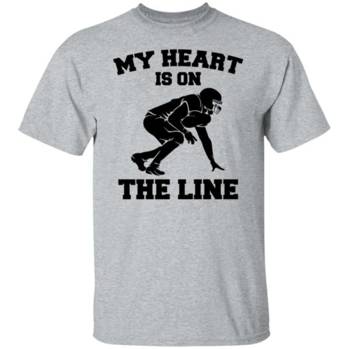 Diving my heart is on the line shirt Shirt Sweatshirt Long Sleeve Hoodie Tank Mug