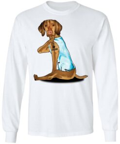 Dog Vizsla tattoo I love mom shirt Shirt Sweatshirt Long Sleeve Hoodie Tank Mug