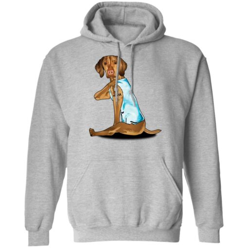 Dog Vizsla tattoo I love mom shirt Shirt Sweatshirt Long Sleeve Hoodie Tank Mug