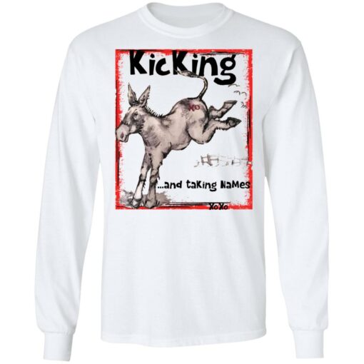 Donkey kicking and taking names xo xo shirt Shirt Sweatshirt Long Sleeve Hoodie Tank Mug