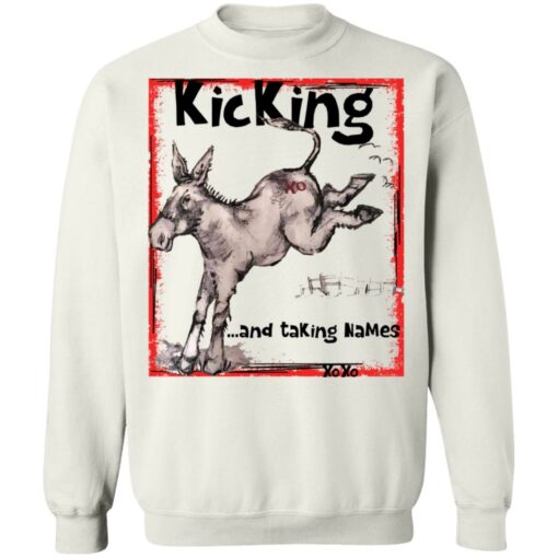 Donkey kicking and taking names xo xo shirt Shirt Sweatshirt Long Sleeve Hoodie Tank Mug