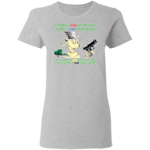 Dr Seuss I carry a gun at the mall I carry a gun playing ball shirt Shirt Sweatshirt Long Sleeve Hoodie Tank Mug