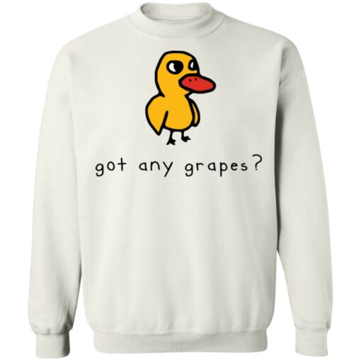 Duck got any grapes shirt Shirt Sweatshirt Long Sleeve Hoodie Tank Mug