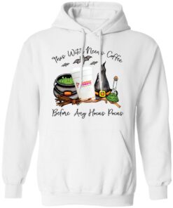 Dunkin donust this witch needs coffee before any Hocus Pocus shirt Shirt Sweatshirt Long Sleeve Hoodie Tank Mug