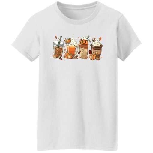 Fall coffee Halloween pumpkin latte drink cup shirt Shirt Sweatshirt Long Sleeve Hoodie Tank Mug – Tally’s Mojos