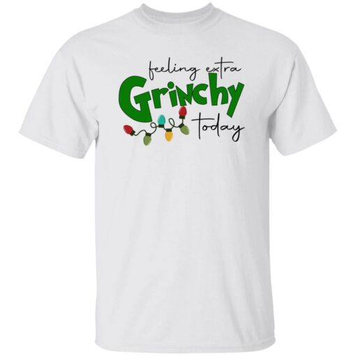 Feeling Extra Grinchy Today Sweatshirt Shirt Sweatshirt Long Sleeve Hoodie Tank Mug – Tally’s Mojos