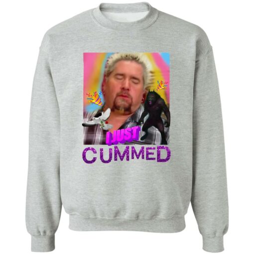 Flavortown Guy Fieri I Just Cummed Shirt Shirt Sweatshirt Long Sleeve Hoodie Tank Mug