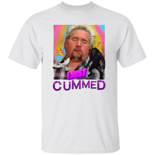 Flavortown Guy Fieri I Just Cummed Shirt Shirt Sweatshirt Long Sleeve Hoodie Tank Mug