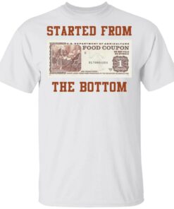 Food stamp started from the bottom shirt Shirt Sweatshirt Long Sleeve Hoodie Tank Mug Food stamp started from the bottom shirt Shirt Sweatshirt Long Sleeve Hoodie Tank Mug