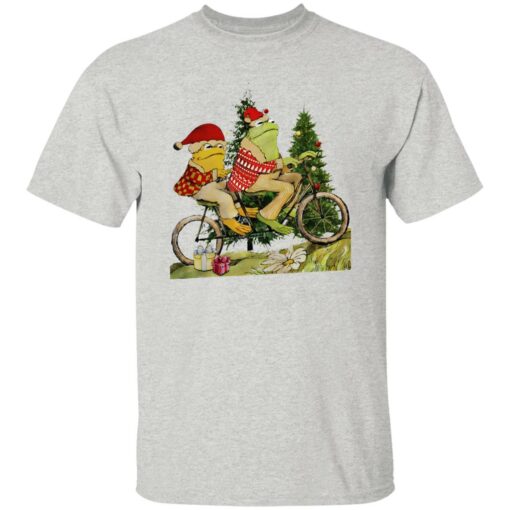 Frog And Toad On The Bike Christmas Shirt Shirt Sweatshirt Long Sleeve Hoodie Tank Mug – Tally’s Mojos