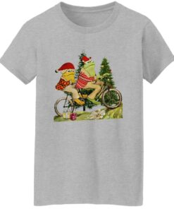 Frog And Toad On The Bike Christmas Shirt Shirt Sweatshirt Long Sleeve Hoodie Tank Mug Tallys Mojos 12