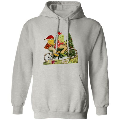 Frog And Toad On The Bike Christmas Shirt Shirt Sweatshirt Long Sleeve Hoodie Tank Mug – Tally’s Mojos