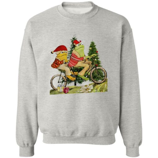 Frog And Toad On The Bike Christmas Shirt Shirt Sweatshirt Long Sleeve Hoodie Tank Mug – Tally’s Mojos