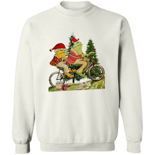 Frog And Toad On The Bike Christmas Shirt Shirt Sweatshirt Long Sleeve Hoodie Tank Mug – Tally’s Mojos