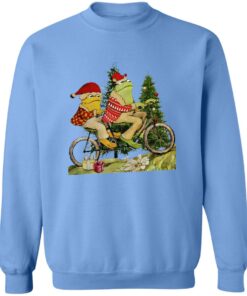 Frog And Toad On The Bike Christmas Shirt Shirt Sweatshirt Long Sleeve Hoodie Tank Mug Tallys Mojos 7
