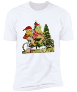 Frog And Toad On The Bike Christmas Shirt Shirt Sweatshirt Long Sleeve Hoodie Tank Mug Tallys Mojos 9